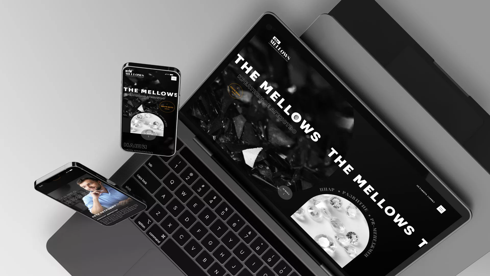 Разработка сайта креативного агентства «The Mellows» в Уссурийске
