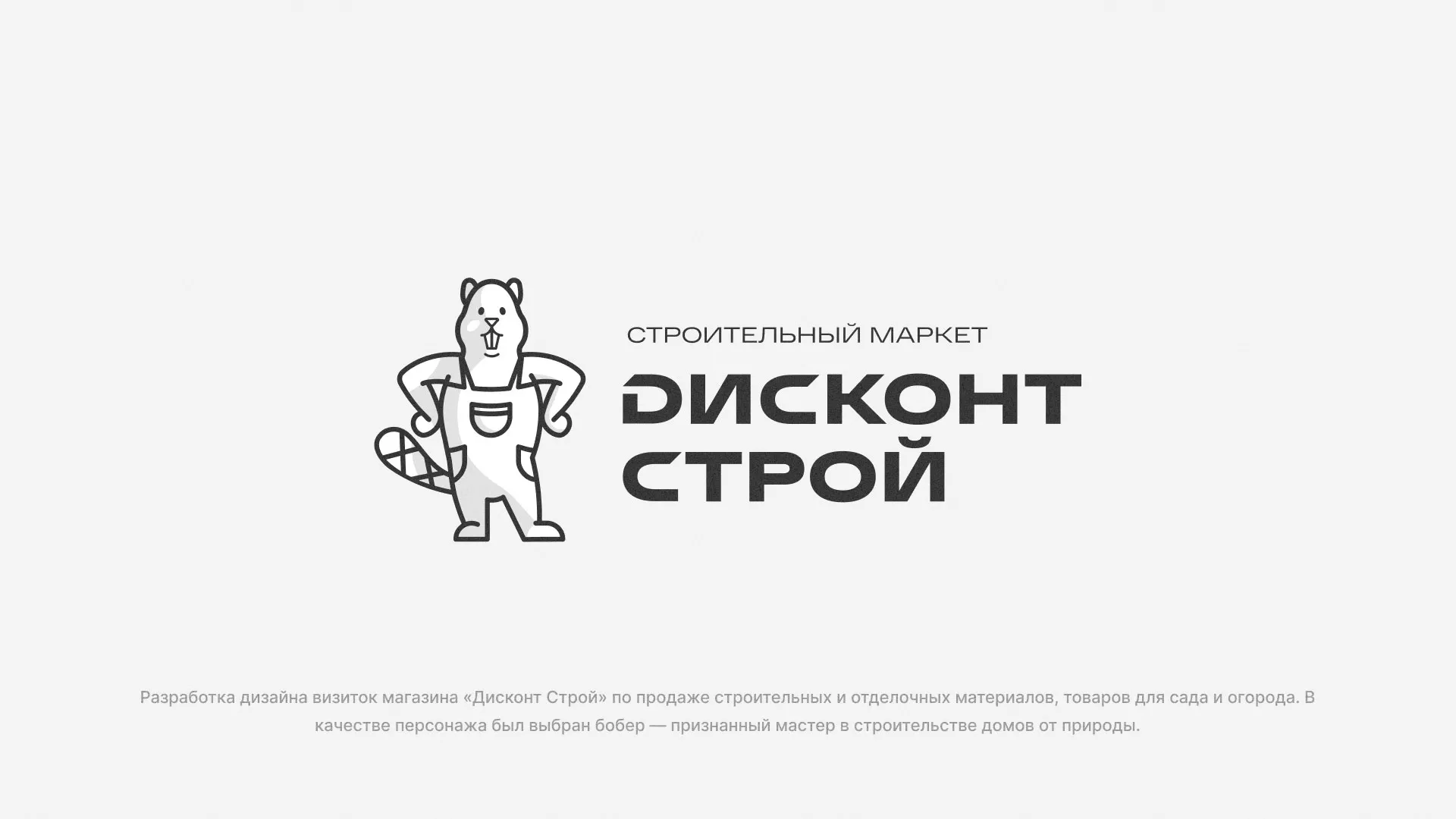 Разработка дизайна визиток магазина «Дисконт Строй» в Уссурийске